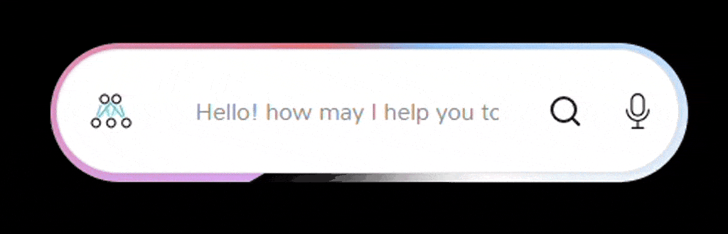 TheBar Animation - AI desktop assistant demo